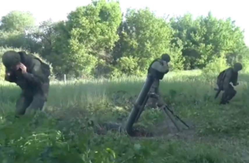 Работа мотострелкового подразделения Западного военного округа в ходе спецоперации — видео