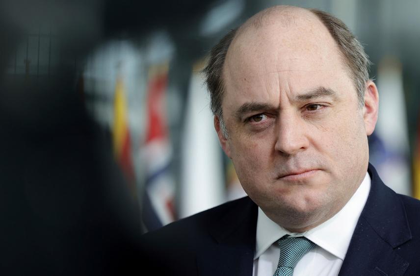 Песков назвал хамством слова главы Минобороны Британии о Путине