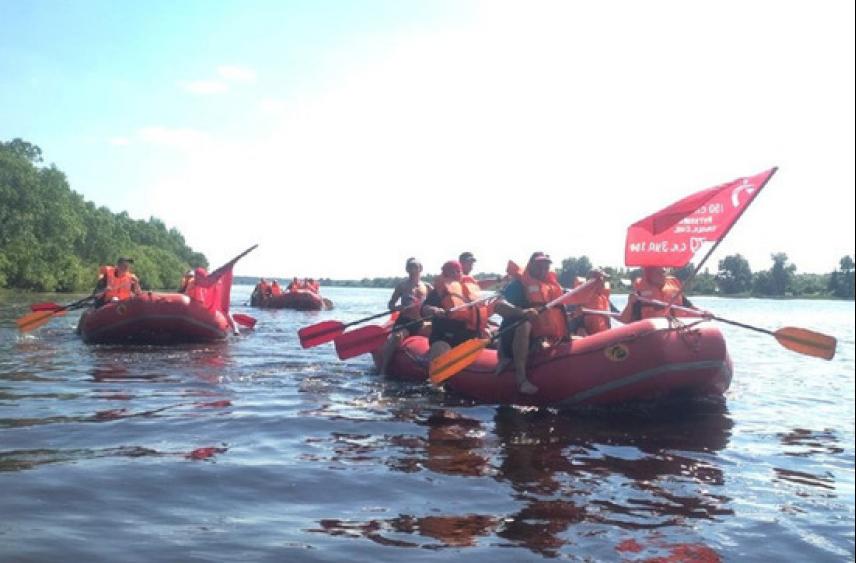 Водный поход «Дорогой героев Волховского фронта» завершился в Новгородской области