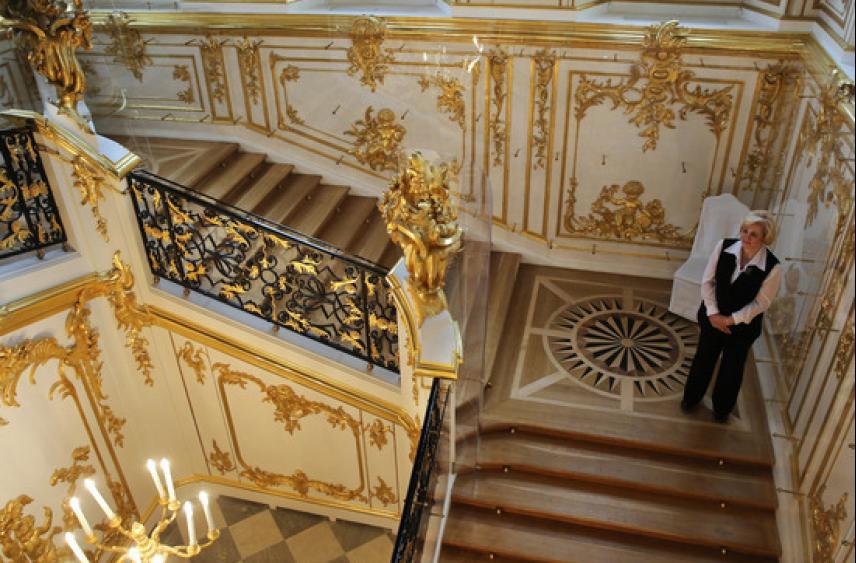 «Поезд памяти» со школьниками прибыл в Петергоф