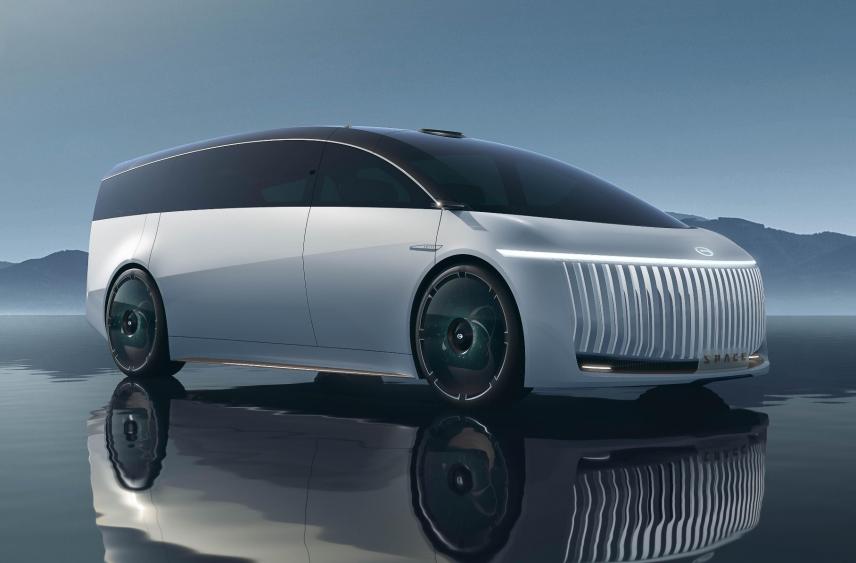 GAC показал водородный минивэн с чайным столиком и выдвигающимся из багажника диваном