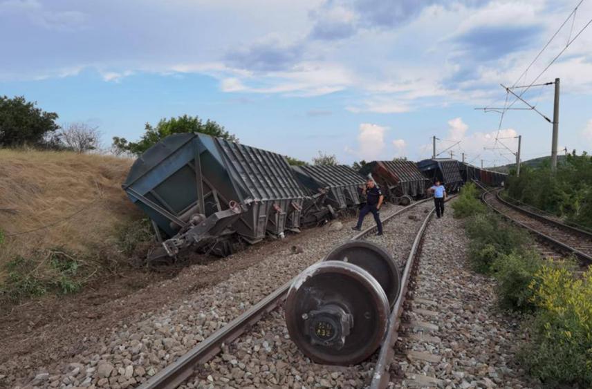 В Румынии сошли с рельсов 11 вагонов с украинским зерном