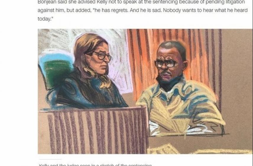 R&B-певец Р. Келли приговорен к 30 годам тюрьмы
