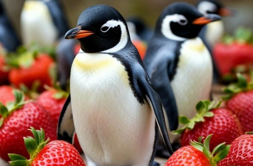 Тонны клубники, сотни пингвинов и наступление цифрового мира: собрали самые аппетитные новости четверга