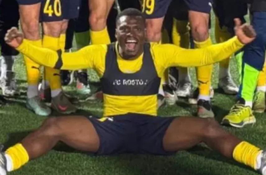 Нигерийский игрок ФК «Ростов» впервые вышел на поле за полгода в кубковом матче с «Нефтехимиком