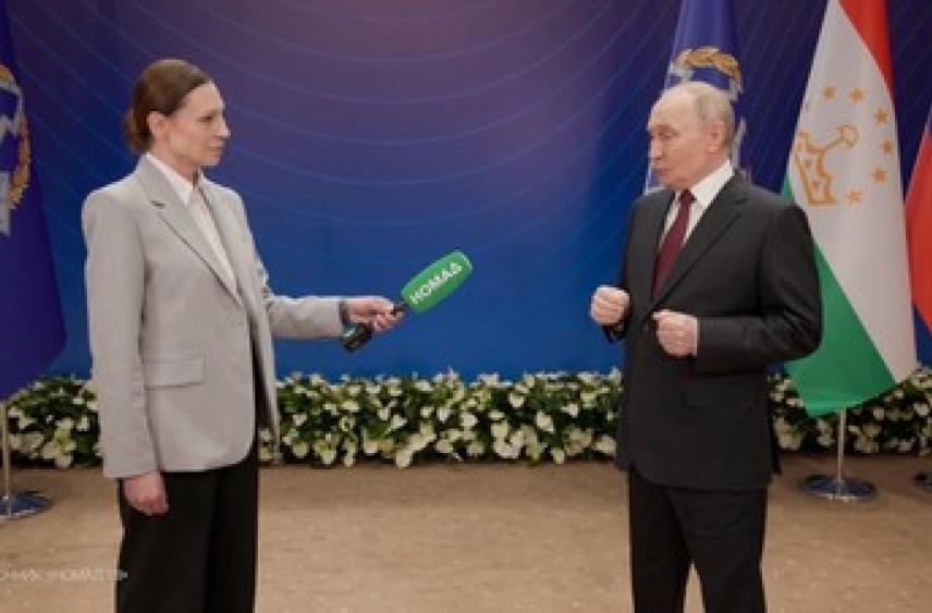 О Киргизии, санкциях и Украине: Путин дал интервью «Номад ТВ»