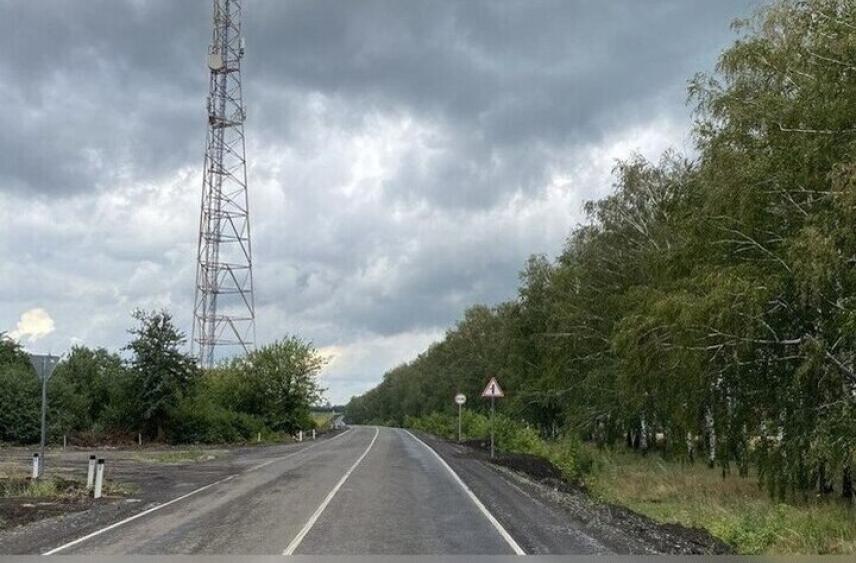 В Старооскольском округе отремонтировали участок дороги Шаталовка – Потудань