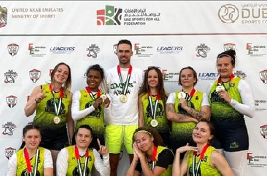 Команда «Московские Зомби» стала победителем международного турнира Dubai Bowl по флаг-футболу