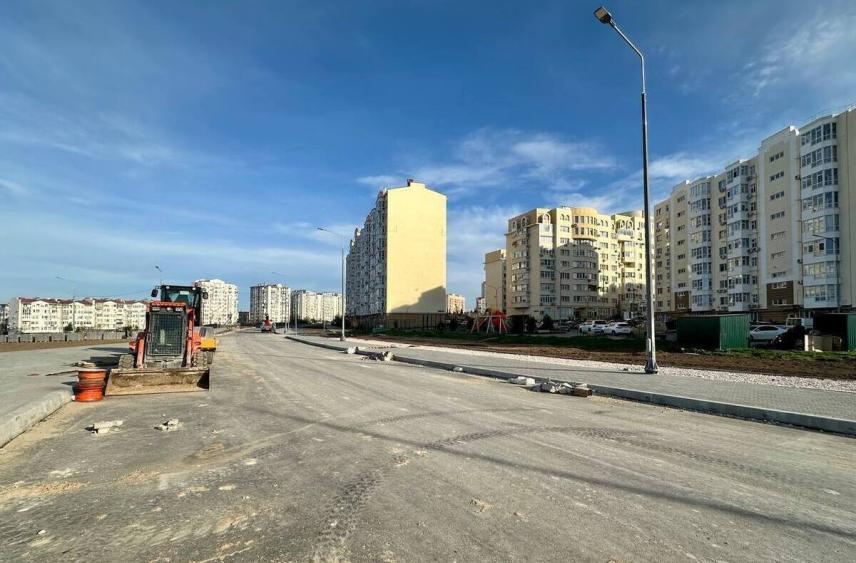 Строительство Античного проспекта в Севастополе завершено на 85%