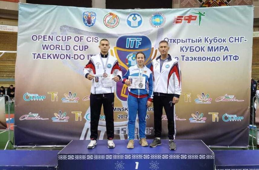 Ставропольские тхэквондисты завоевали три медали в Минске