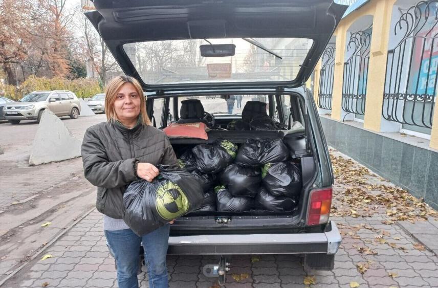 Гуманитарная помощь доставлена жителям прифронтовых сел Токмакского округа