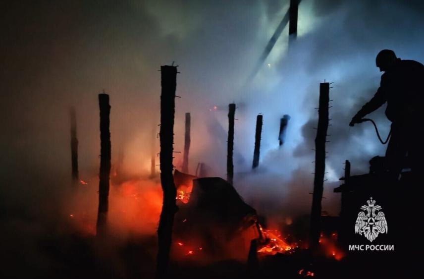 В Курском районе мужчина погиб при пожаре из-за неисправной проводки