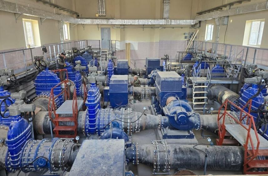 Готовность нового водовода в Евпатории составляет 82%