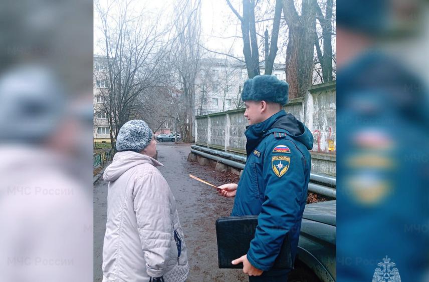 В Воронеже прошла профилактика пожаров в Коминтерновском районе