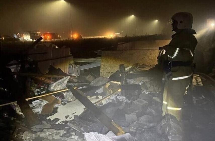 В Славянске-на-Кубани из-за атаки дрона поврежден дом