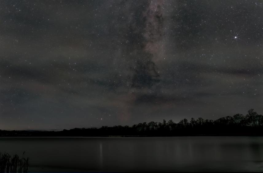 Млечный Путь над озером Локно показал пскович