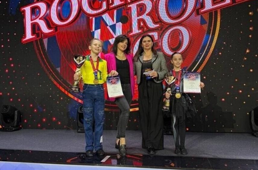 Юные акробаты из Курска взяли золото на финале по рок-н-роллу
